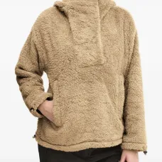 Флисовый топ с капюшоном