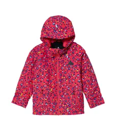 Куртка с капюшоном и цветочным принтом