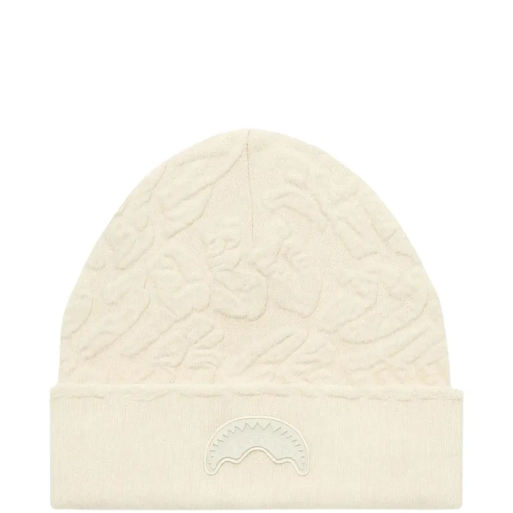 Вязаная шапка-бини