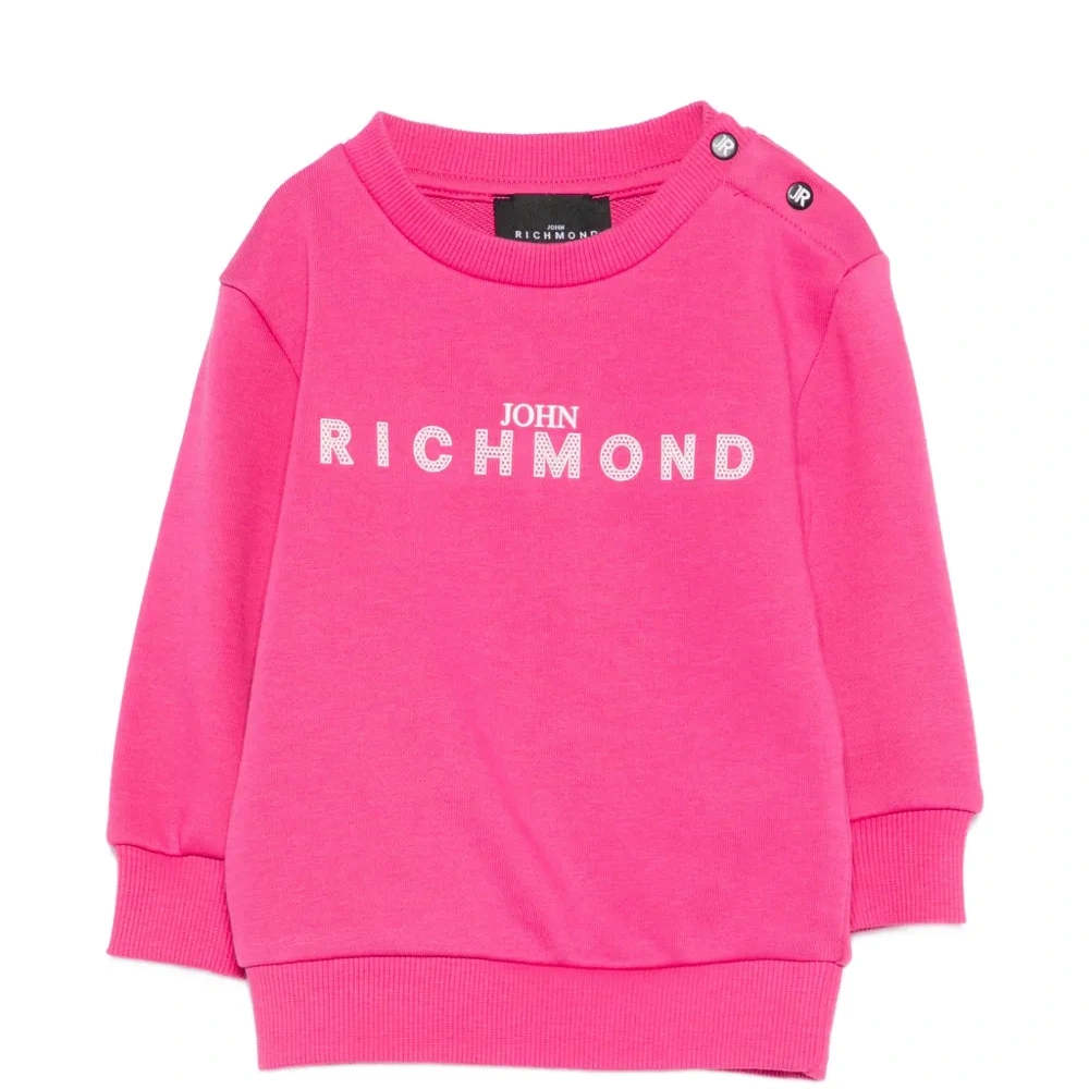 Свитер с принтом и длинными рукавами