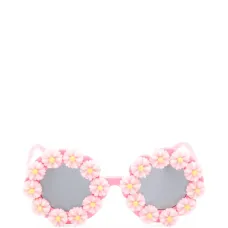 Солнцезащитные очки с цветочным декором