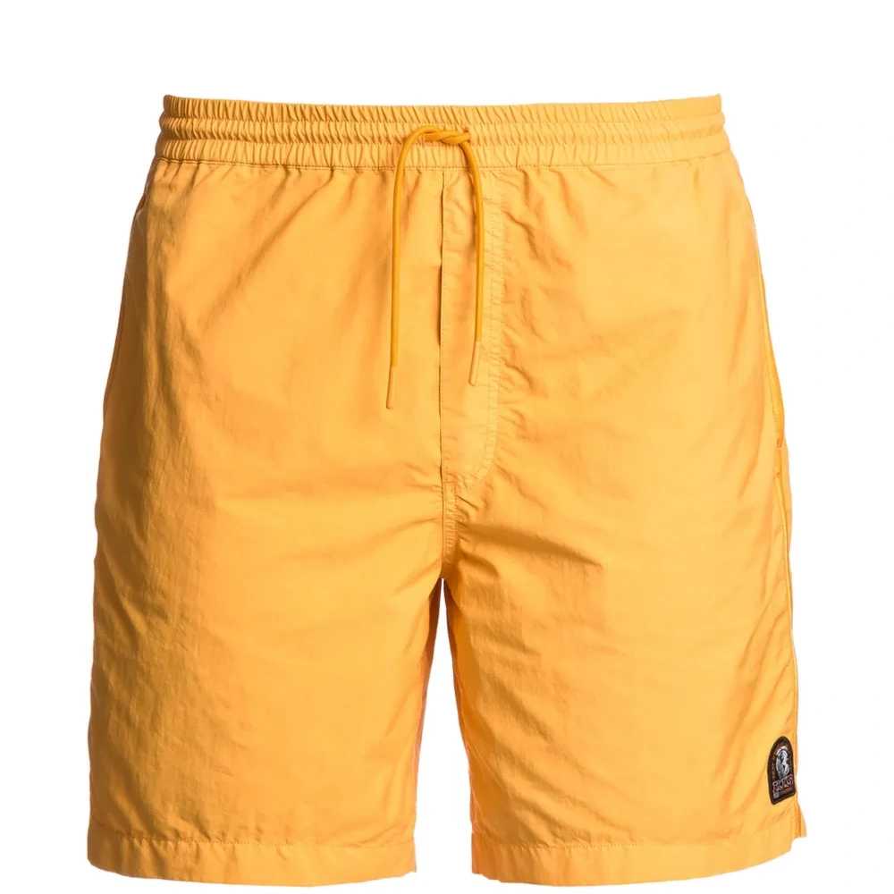 Плавки-шорты с нашивкой-логотипом