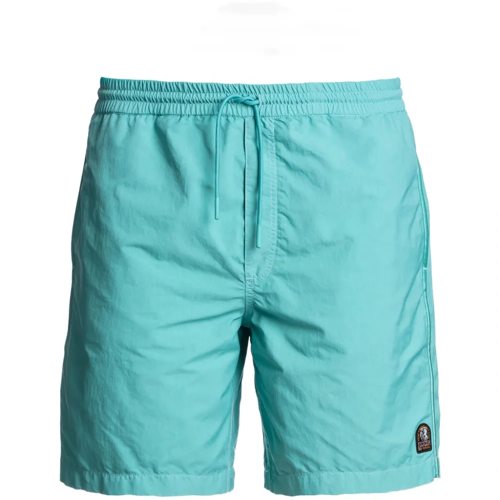 Плавки-шорты с нашивкой-логотипом