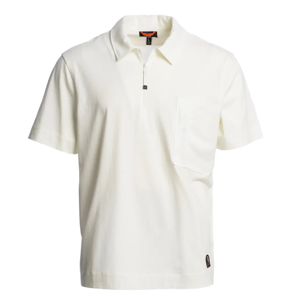 Поло с наполовину застёгивающейся молнией