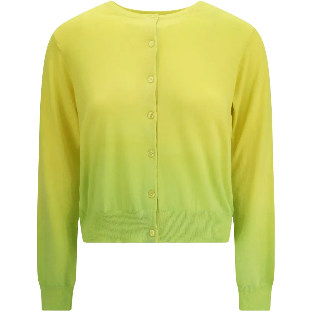 Кардиган омбре на пуговицах