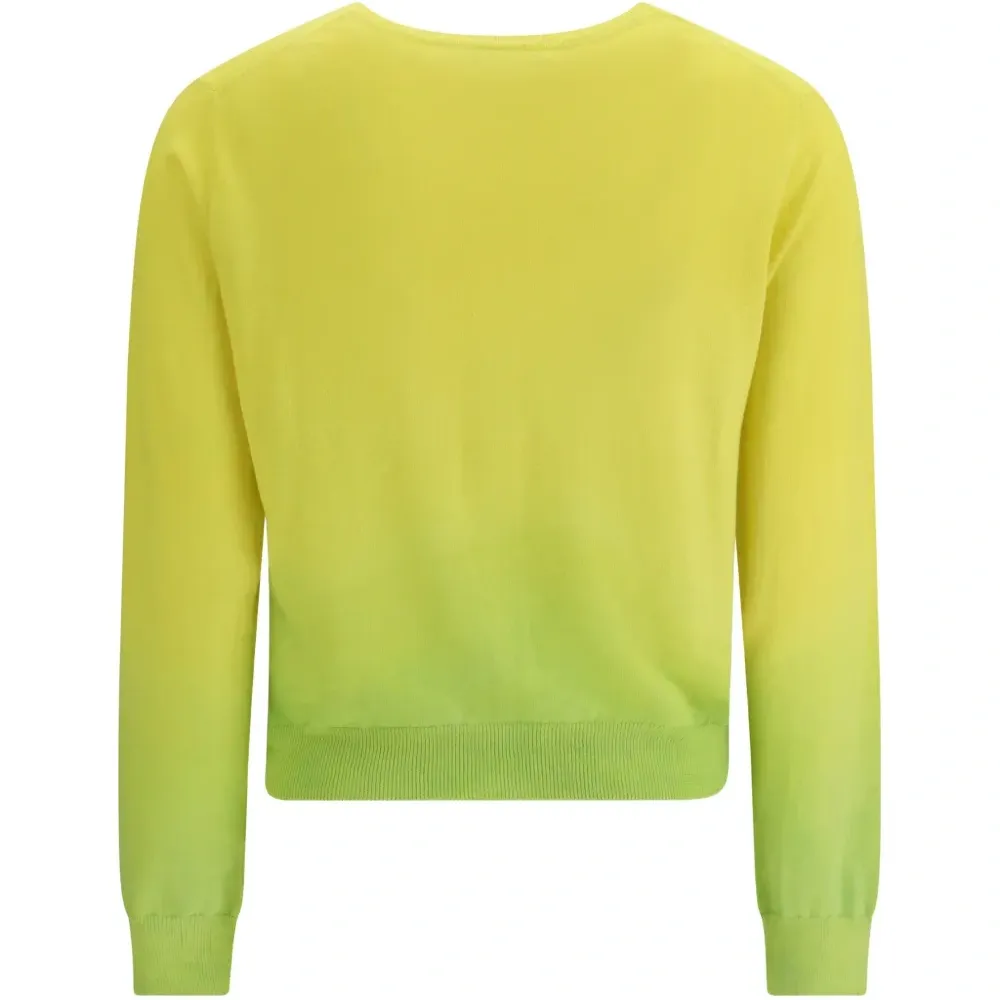 Кардиган омбре на пуговицах