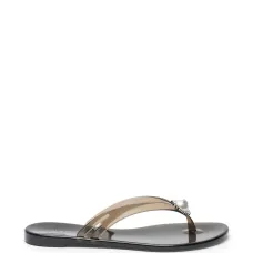 Шлепанцы с искусственным жемчугом