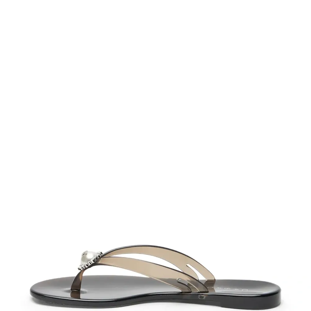 Шлепанцы с искусственным жемчугом