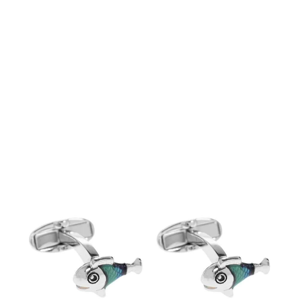 Запонки в виде рыб