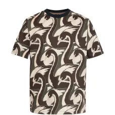 Футболка с принтом лебедя Футболка с принтом лебедя