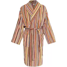 Полосатый халат с поясом