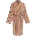 Полосатый халат с поясом