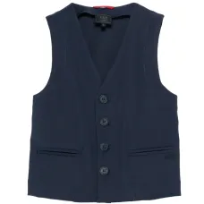 Жилет на пуговицах с V-образным вырезом Жилет на пуговицах с V-образным вырезом