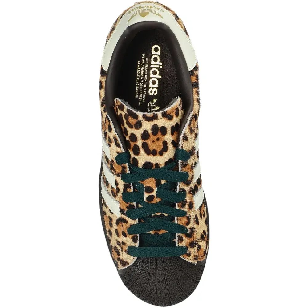 Кроссовки Superstar II с леопардовым принтом