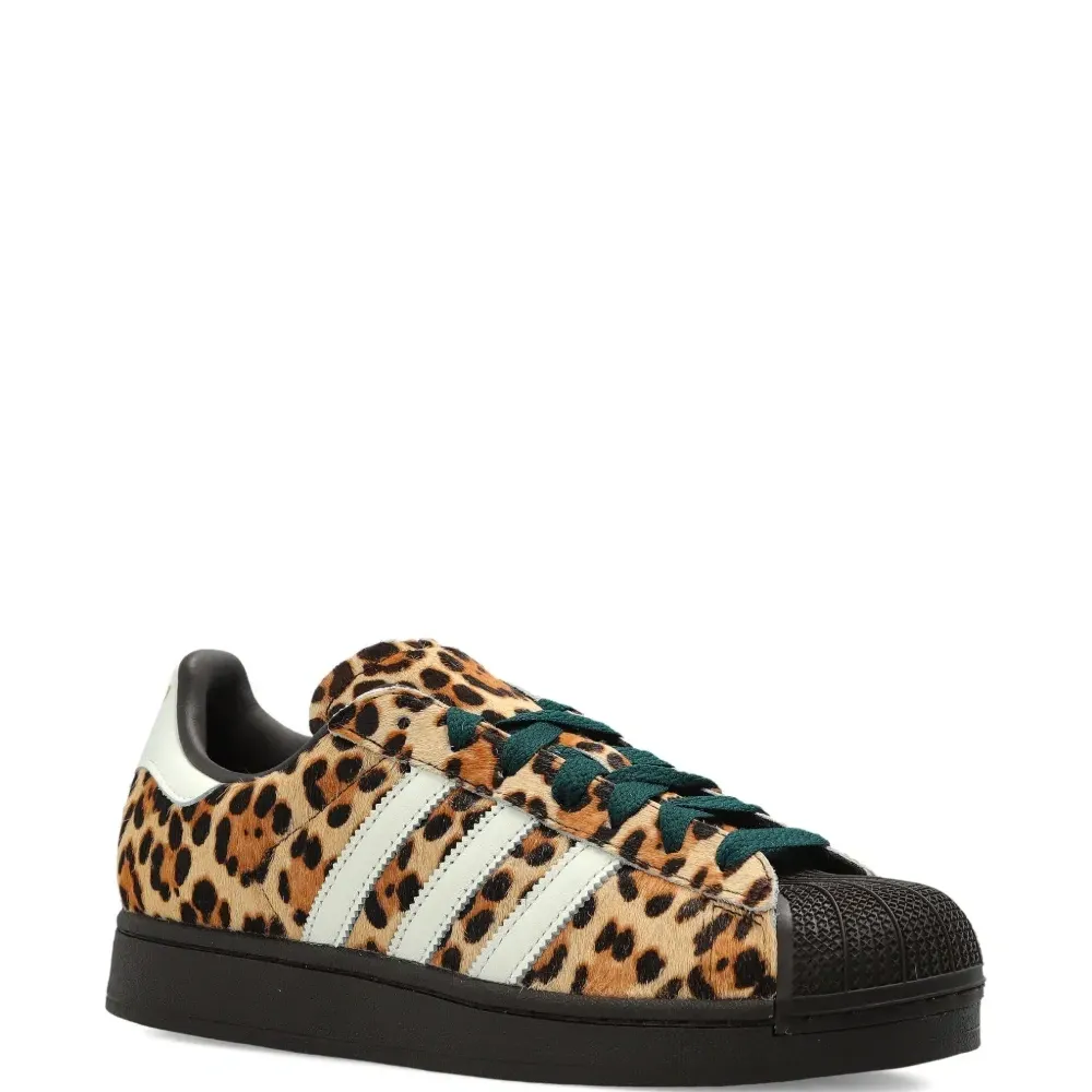 Кроссовки Superstar II с леопардовым принтом