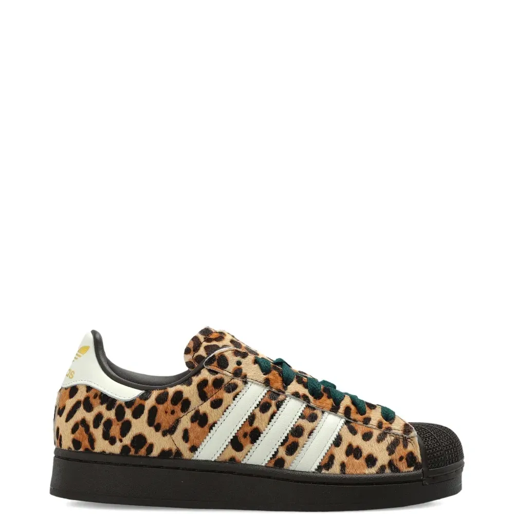 Кроссовки Superstar II с леопардовым принтом