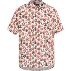 Рубашка с короткими рукавами и графическим принтом