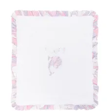 Плед с оборчатой отделкой