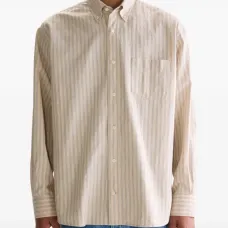 Рубашка в полоску с карманом