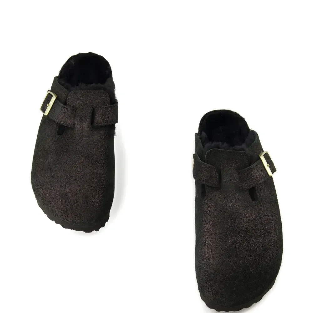 Мюли Boston с мерцающей пряжкой