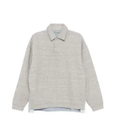 Толстовка с воротником поло