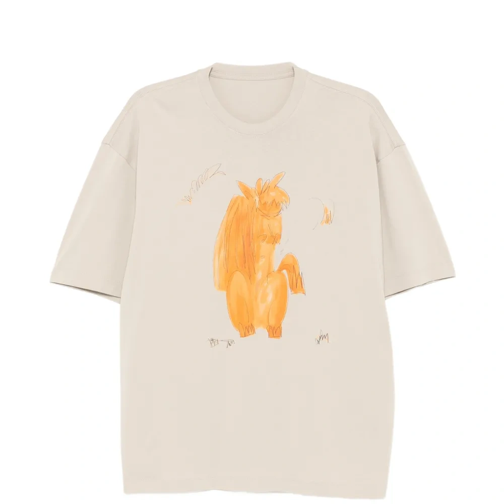 Футболка с принтом "пони"