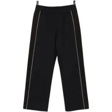 Прямые вязаные повседневные брюки