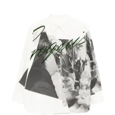 Рубашка с графичным принтом