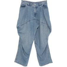 Джинсы с защипами