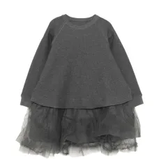 Платье с вставками