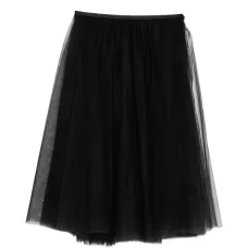 Многослойная юбка миди