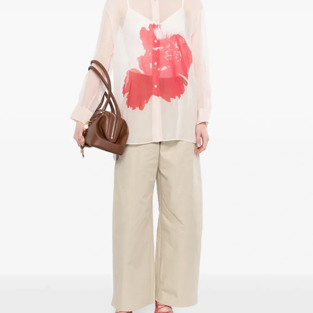 Брюки широкого кроя