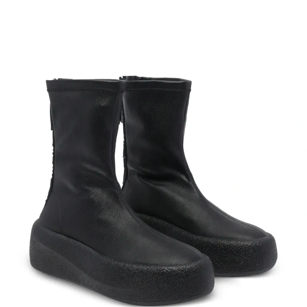 Ботильоны с круглым носком