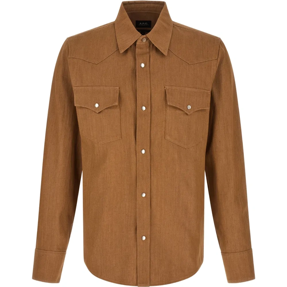 Ковбойская рубашка на кнопках