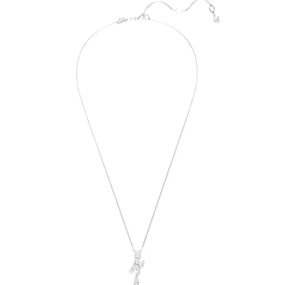 Колье с подвеской в форме квадратной груши "Matrix"