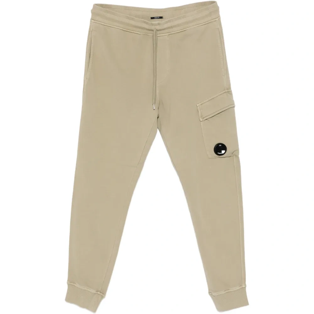 Спортивные брюки с накладными карманами и нашивкой-логотипом