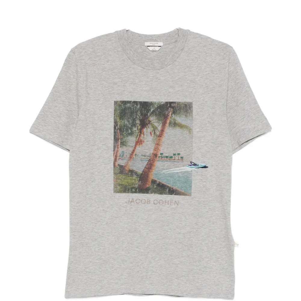 Футболка с круглым вырезом и графическим принтом