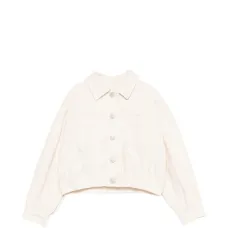 Джинсовая куртка на пуговицах