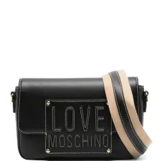 Сумка через плечо с нашивкой-логотипом