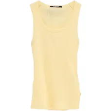 Трикотажный топ без рукавов