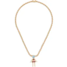 Ожерелье с бусинами и подвесками