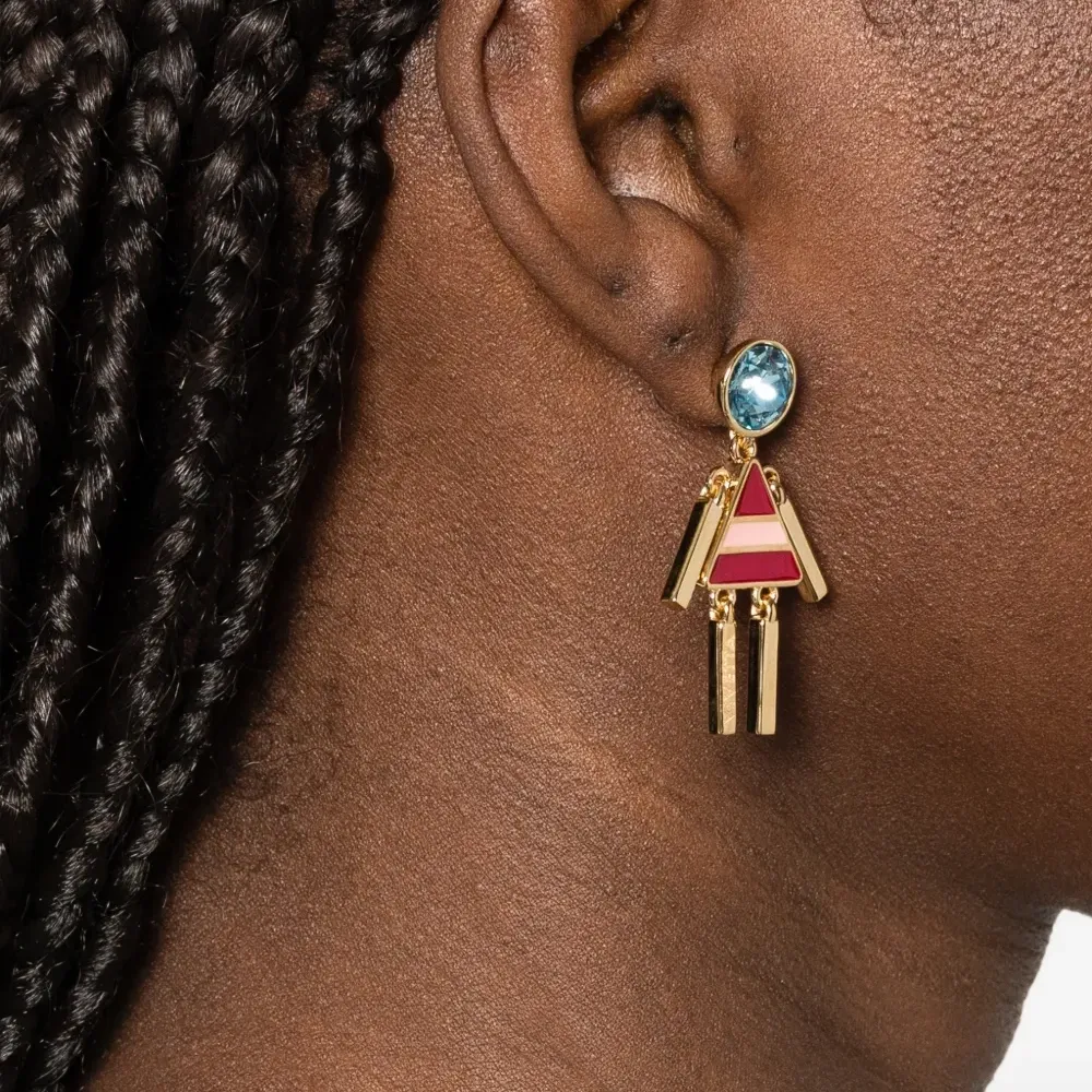 Геометрические серьги