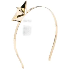 Ободок для волос с орнаментом в виде оригами-лодочки