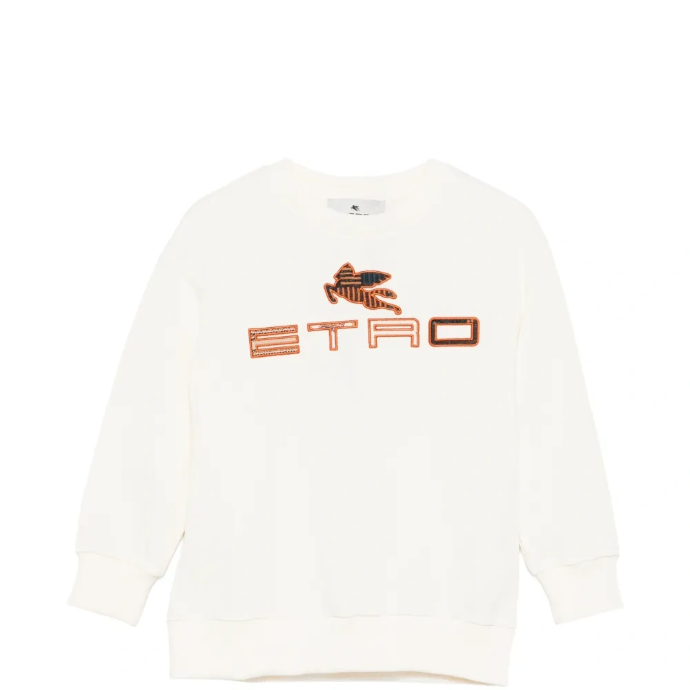 Свитшот с вышитым логотипом