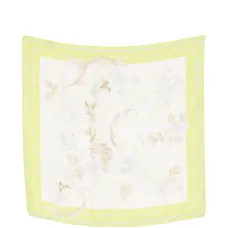 Платок из саржи с цветочным принтом