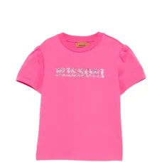 Футболка с украшением в виде логотипа