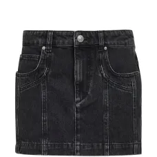 Джинсовая мини-юбка с пятью карманами