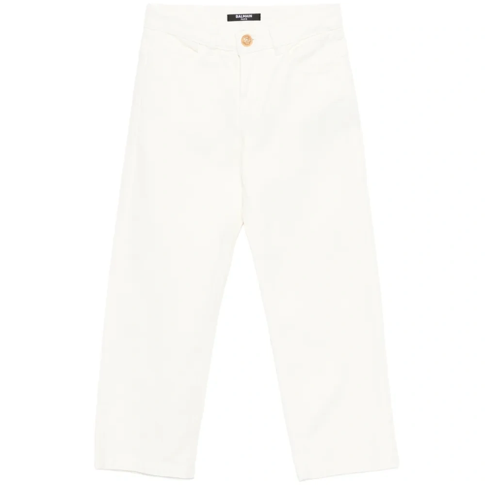 Джинсы с декоративными пуговицами