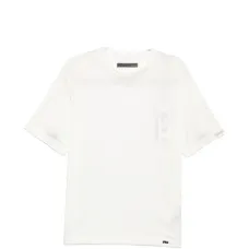 Футболка с круглым вырезом и принтом-логотипом