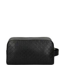 Косметичка на молнии с тиснёным узором